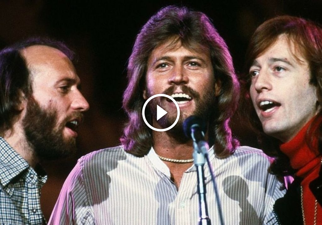 Bee Gees performs “I Close My Eyes”