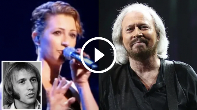 Bee Gees: Maurice Gibb’s lookalike daughter sings ‘You Win Again’ as emotional Barry Gibb watches on