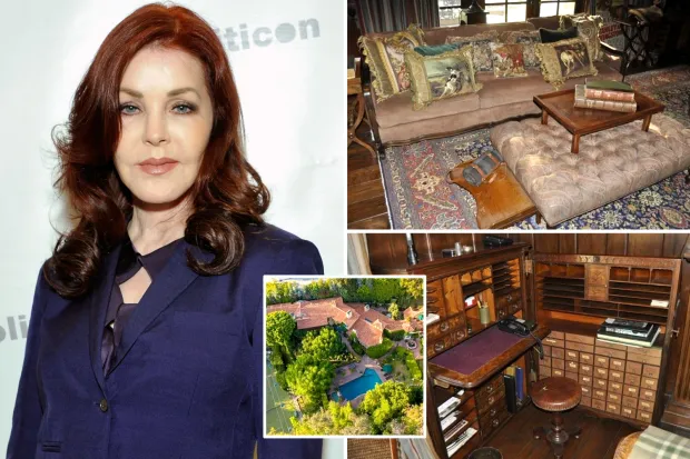 You Won’t Believe What’s Inside Priscilla Presley’s Staggering  Million California Mansion