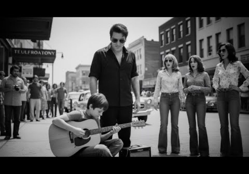 Street Kid Playing Elvis Song When SUDDENLY The King Himself Showed Up