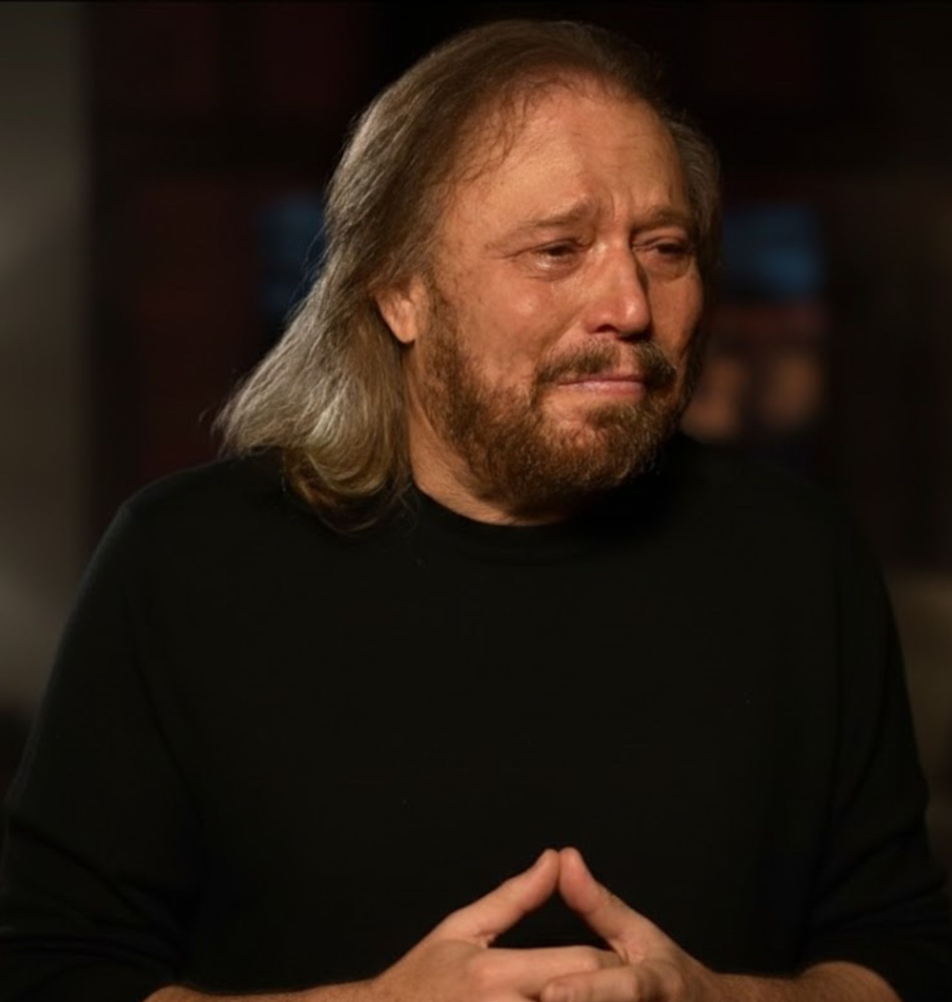 For a moment, during the interview, Barry breaks. Tears stream down his face — something he says has never happened publicly.