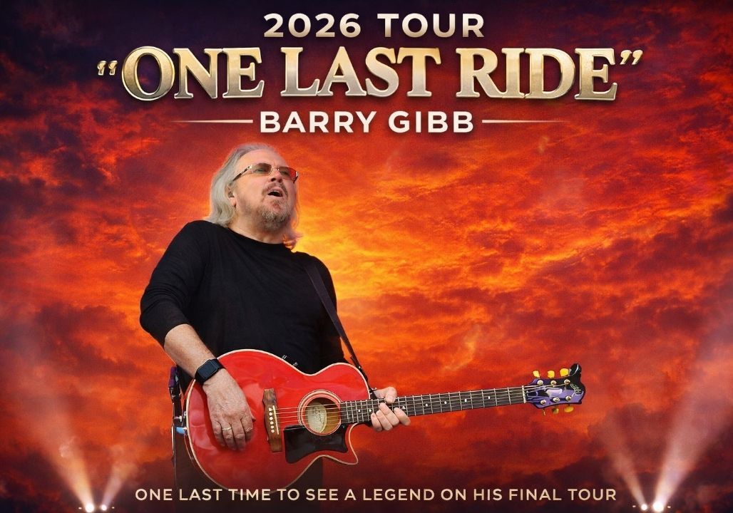 The last Bee Gee is hitting the road one final time. In 2026, Barry Gibb’s “One Last Ride” will close a chapter that changed music forever—part celebration, part goodbye, and entirely unforgettable. Don’t miss history in motion.
