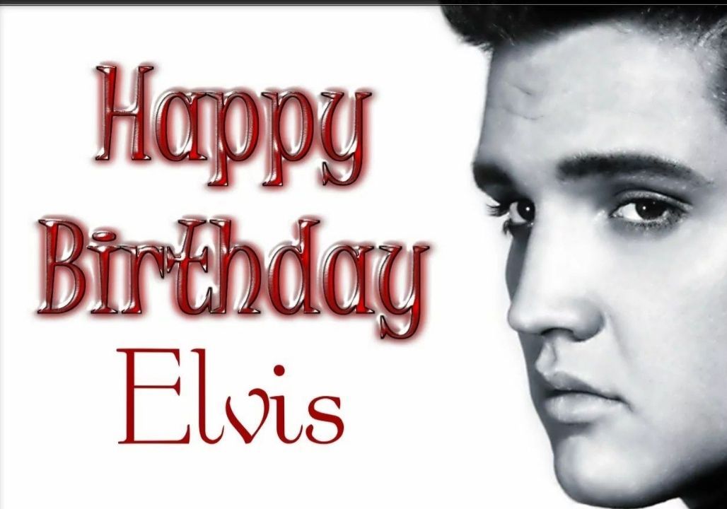 Happy 91st Birthday to Elvis Presley 🎂🎸✨