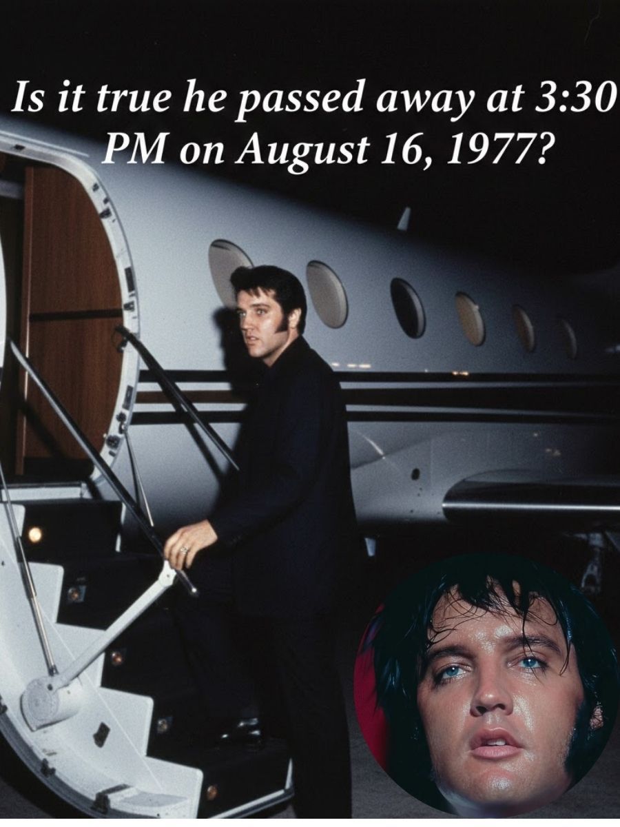 “HE WAS PRONOUNCED DEAD AT 3:30 PM — BUT A PRIVATE JET CARRIED ELVIS INTO THE NIGHT”