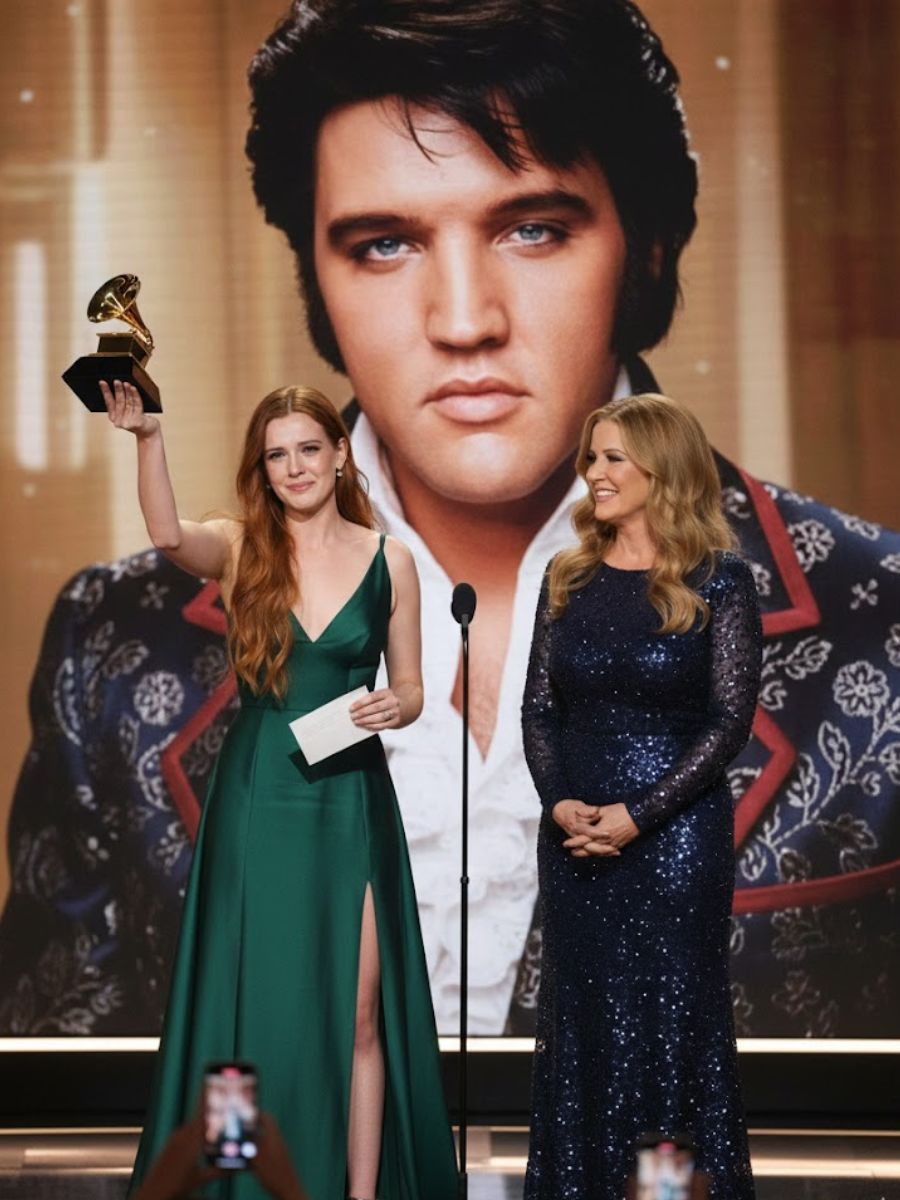 “THE ROOM WENT SILENT — THEN RILEY KEOUGH BROKE EVERY HEART AT THE GRAMMYS WITH ONE SONG FOR ELVIS”
