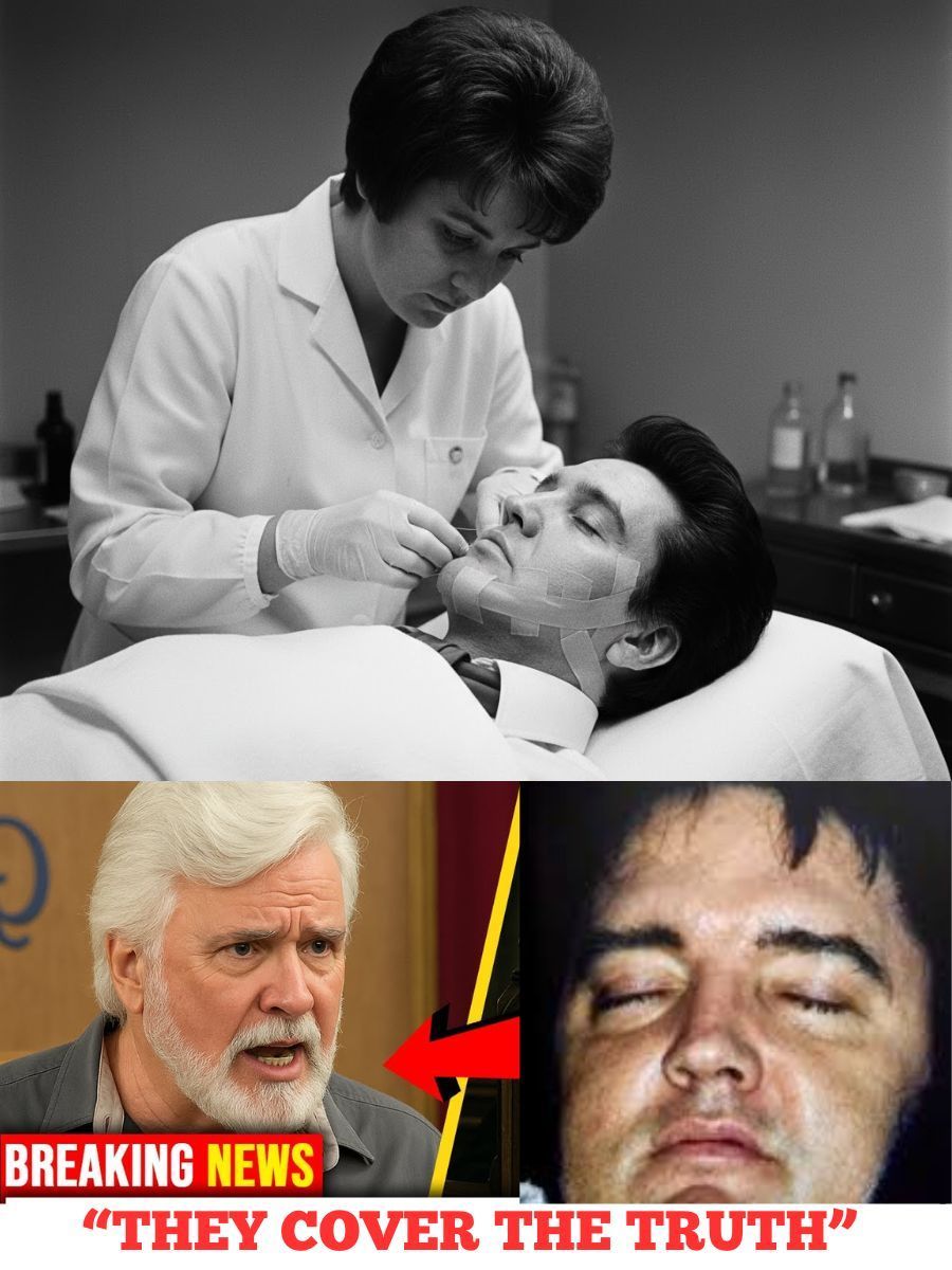 BREAKING: The White Tape on Elvis’ Jaw — One Funeral Detail That Still Terrifies Graceland 47 Years Later