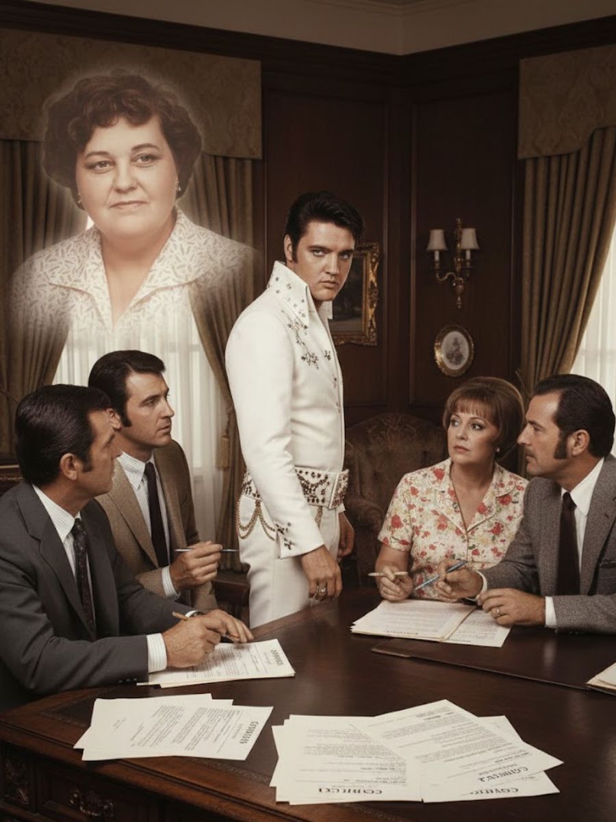 “THE NIGHT ELVIS SAID NO”: Inside the Graceland Meeting That Split the Presley Family Forever