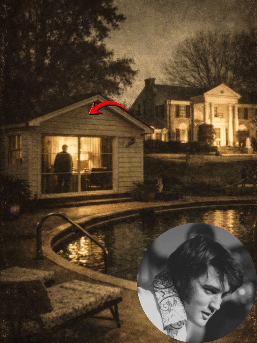 BREAKING: The Secret Tenant of Graceland’s Pool House — Eviction Papers Reveal a 47-Year Promise Elvis Took to His Grave