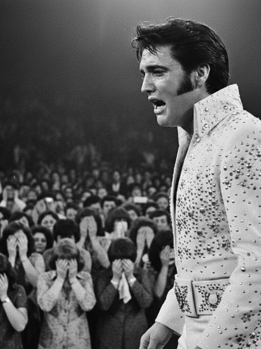 🔥 BREAKING: Elvis Collapsed in Tears Mid-Song — The Secret Phone Call That Broke the King Forever