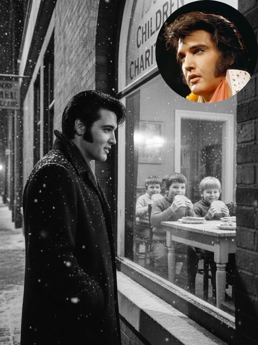 The Night Elvis Presley Gave Away His Last Dollars — and Walked Back to Graceland in Silence