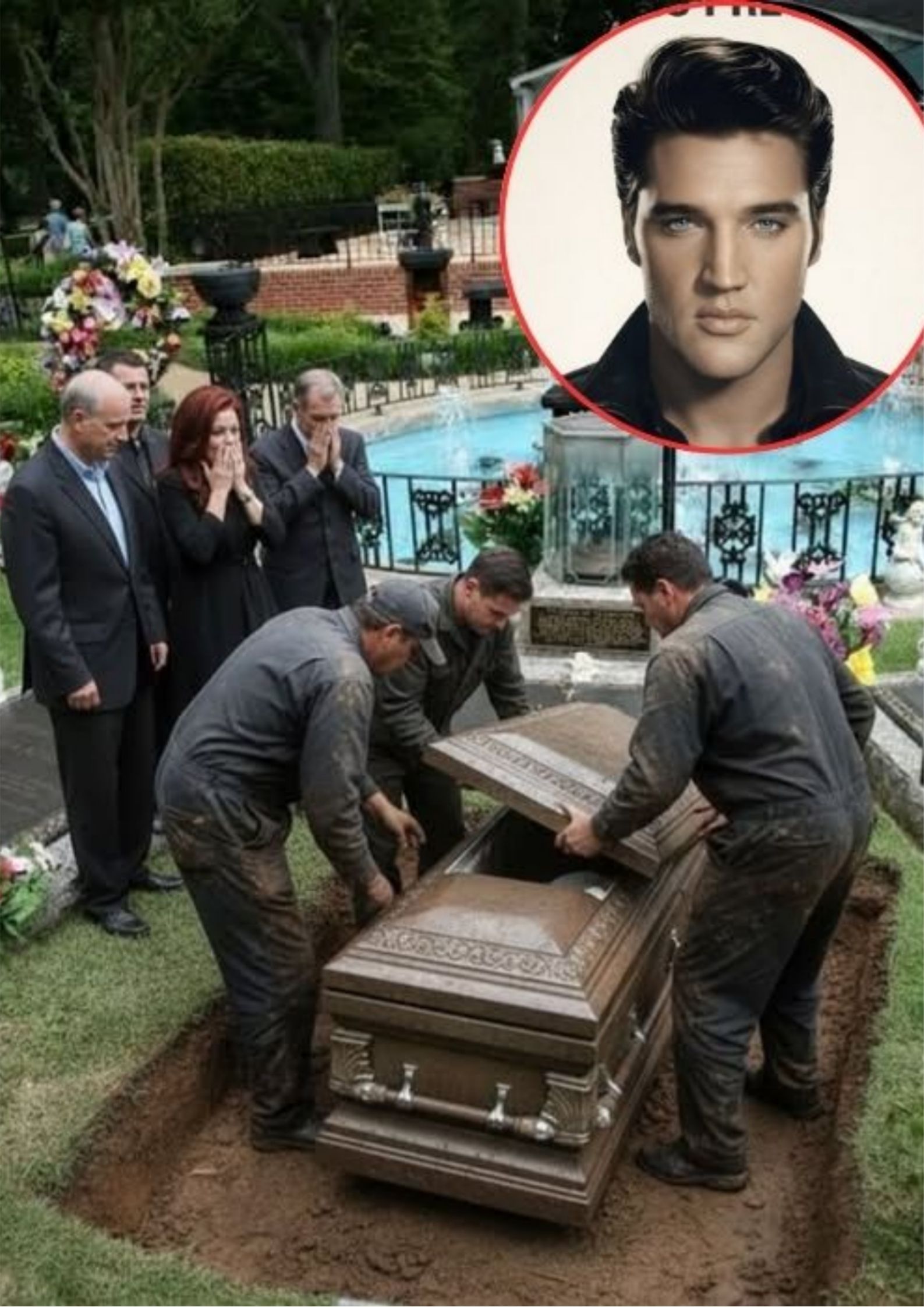 “BREAKING: Elvis Presley’s Casket Was Opened — And What They Found Doesn’t Match the Official Death Story”