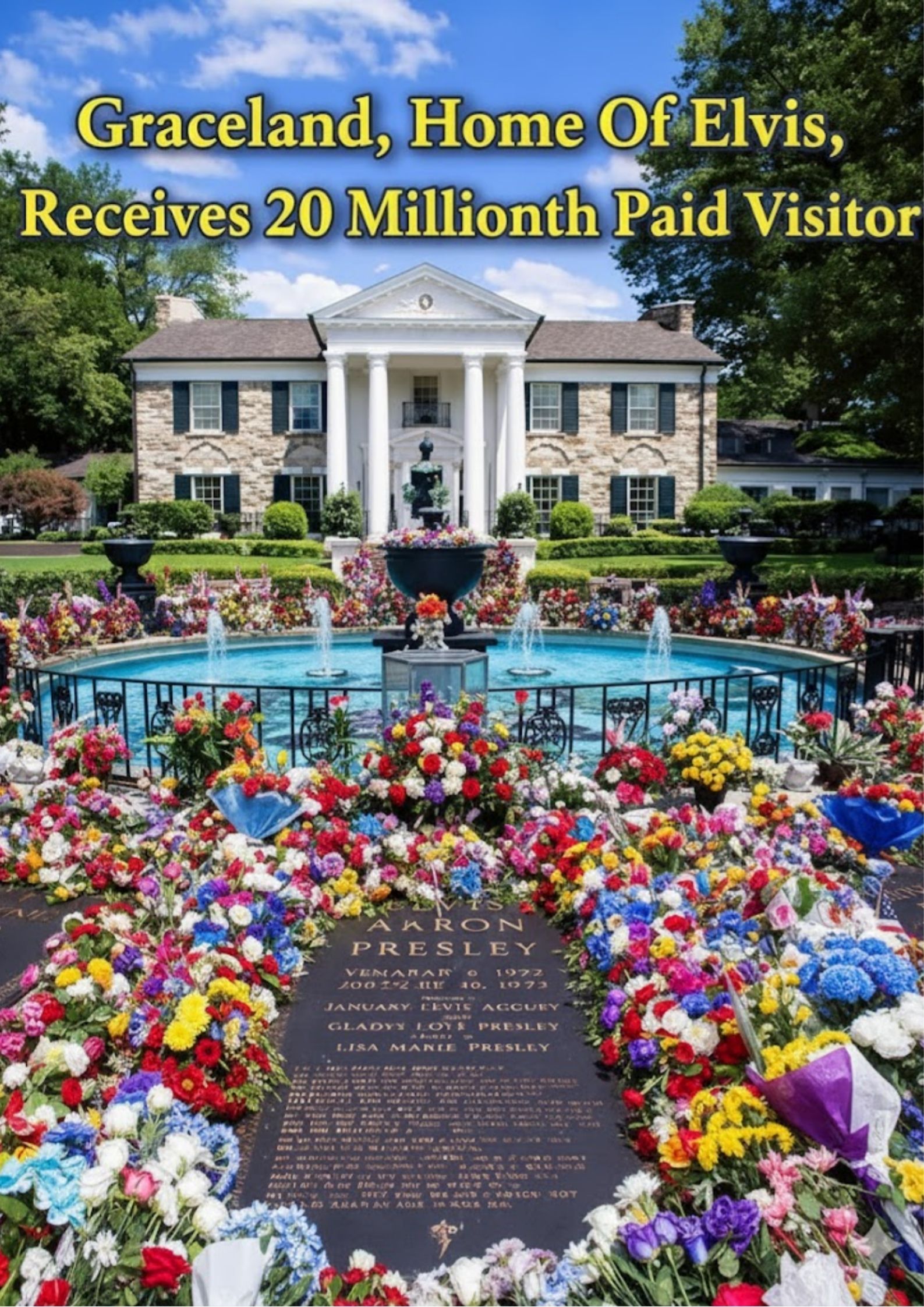 “Graceland Marks Historic Milestone as 20 Million Fans Continue to Celebrate Elvis Presley”