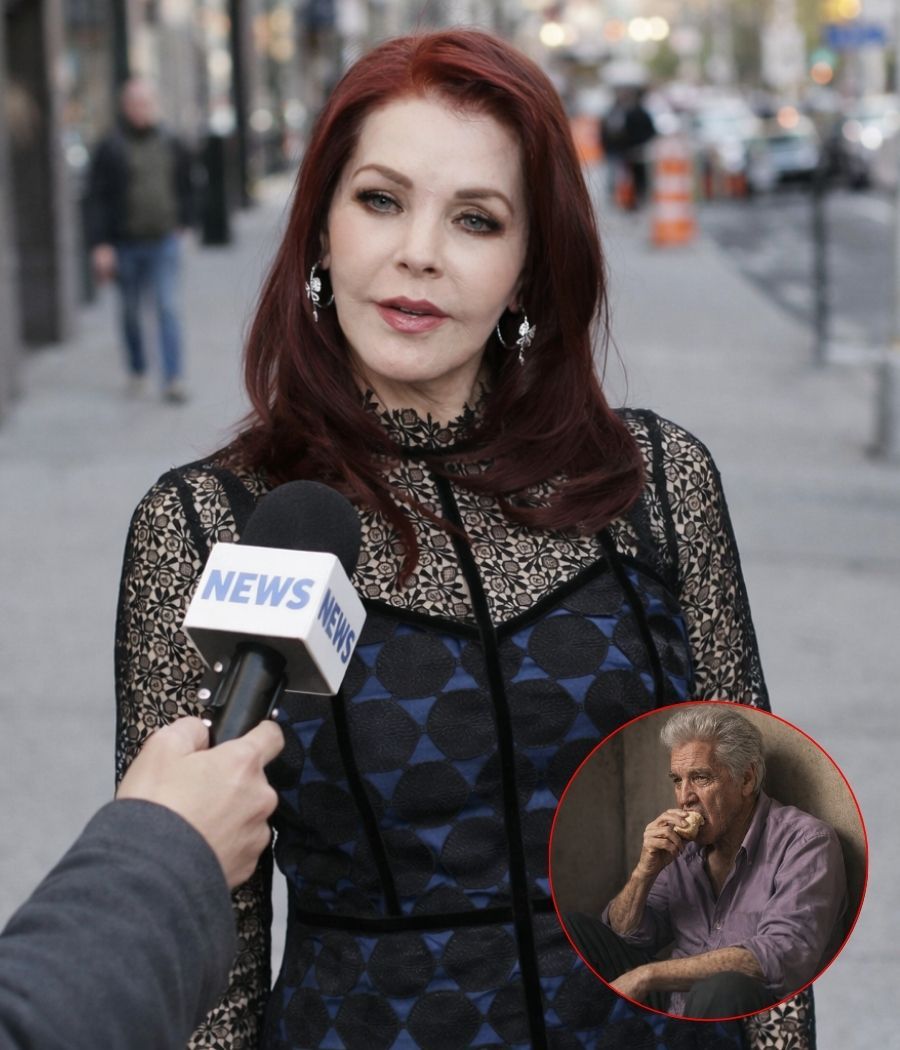 Priscilla Presley breaks down in tears as she reveals where Elvis Presley is living at age 90.