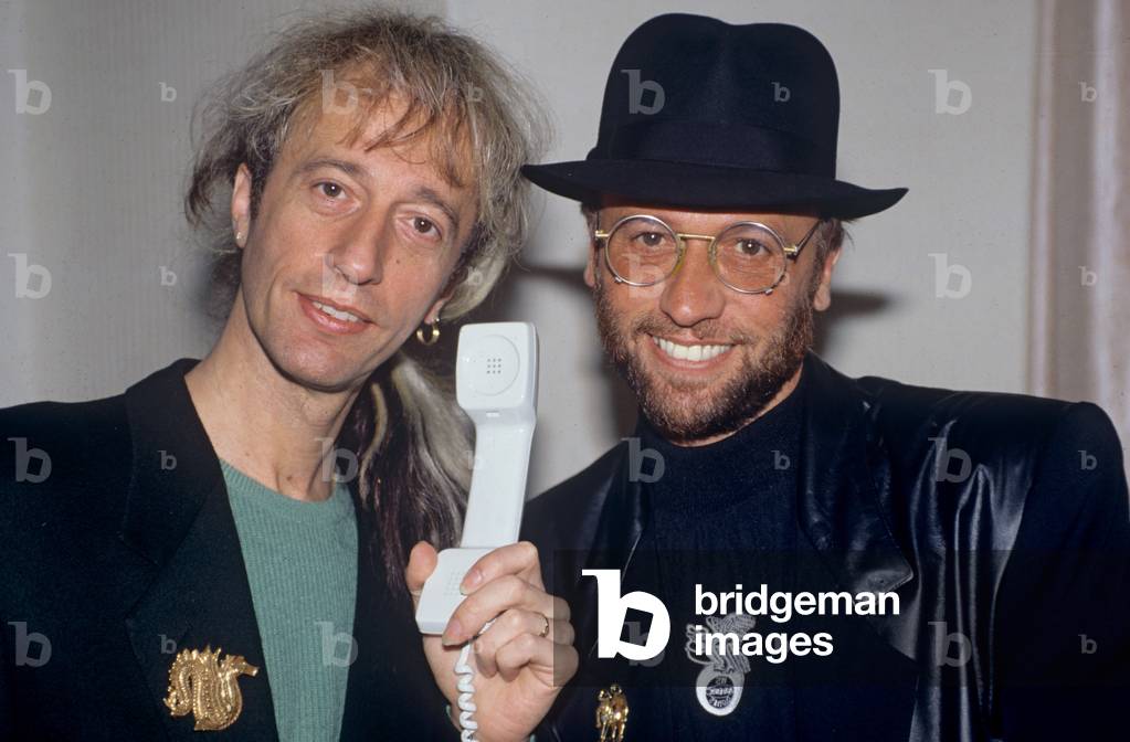 Image of Bee Gees (l-r:Robin Gibb, Barry Gibb )