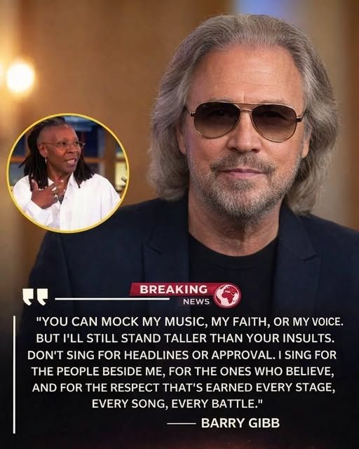 LIVE TV SHOCKER: “HE’S JUST A STUPID SINGER.” Those five words from Whoopi Goldberg immediately backfired when Barry Gibb, appearing on the live broadcast as a guest artist, calmly lifted his head and faced the camera with quiet composure.