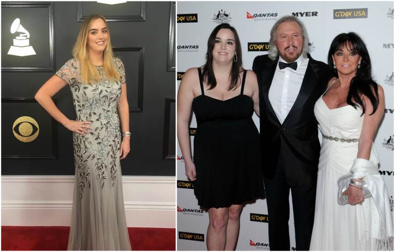 Family of Barry Gibb, the only surviving member of the Bee Gees