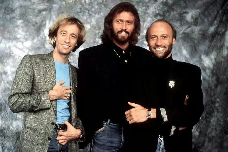 The very handsome Gibb brothers | Bee gees, Bee gees live, Gees