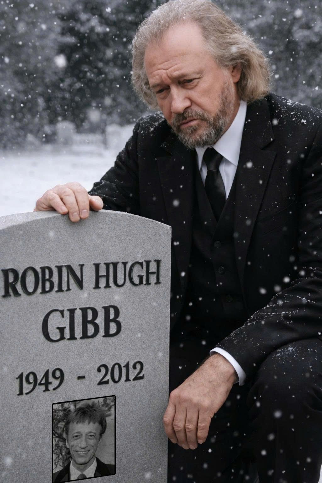At 78, Barry Gibb, the last surviving Bee Gee, made a heart-wrenching visit to his brother Robin’s grave, kneeling in silence, overcome with emotion.